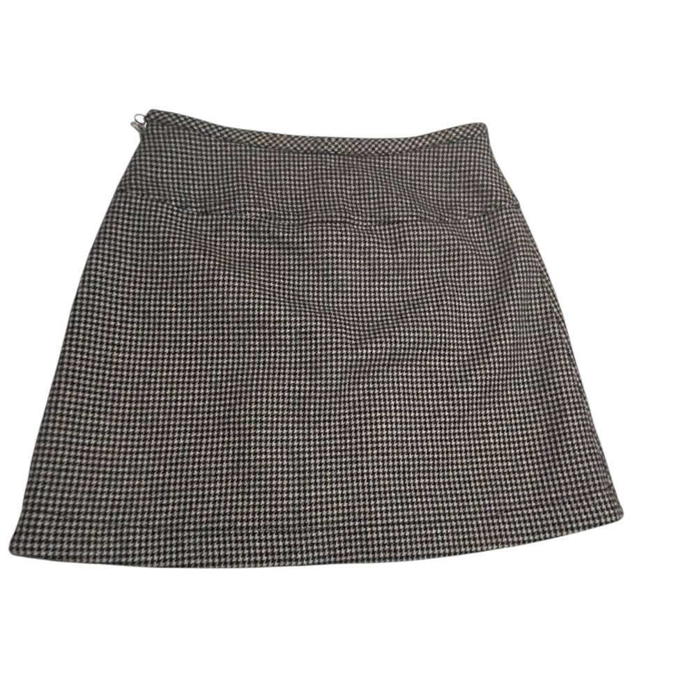 A.P.C. Wool Checked Pencil Skirt | Size 36 | Parisian Chic